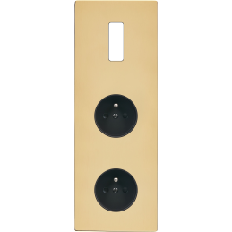 Switch plate 'M' varnished...