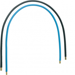 Set of 2 wires blue + black...
