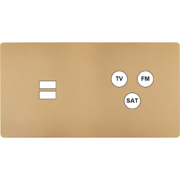 Placa de interrutor 'M'...