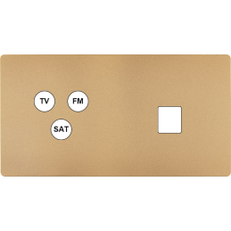 Placa del interruptor 'M'...