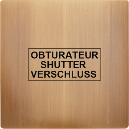 Placa de interrutor 'M'...