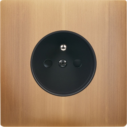 Switch plate 'M' brass Old...