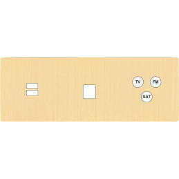 Placa de interrutor 'M'...