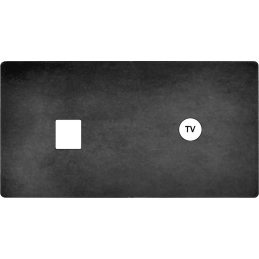 Placa del interruptor 'M'...