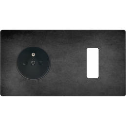 Façade 'M' Acier Verni...