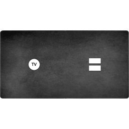 Placa de interrutor 'M' aço...