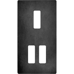 Façade 'M' acier verni...