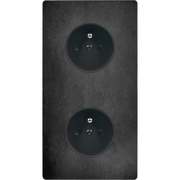 Façade 'M' acier verni...