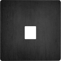 Placa de interrutor 'M' aço...