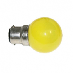 Lampe B22 LED SMD Jaune ø...