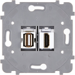 Mecanismo duplo USB dados +...