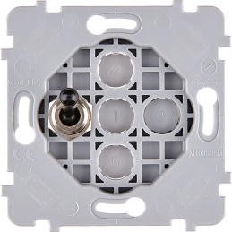 Mecanismo 1 pulsador negro...