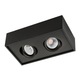 Cube Lux downlight noir 2x...