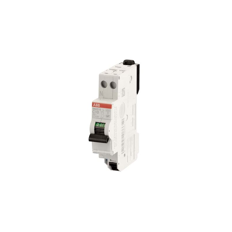 Lot De 10 Disjoncteurs ABB 20A Courbe C - 1P+N, 4.5kA, Bornes Automatiques, Pour Circuits Prises Et éclairage (NF CE) - 6
