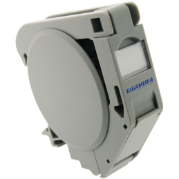 Módulo RJ45 calha DIN CAT6A...