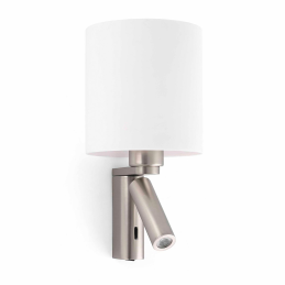 Rob lamp wall light nickel...