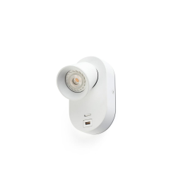 Corb Lampe Applique Blanc...
