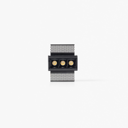 TROOP encastrable 3x2W noir...