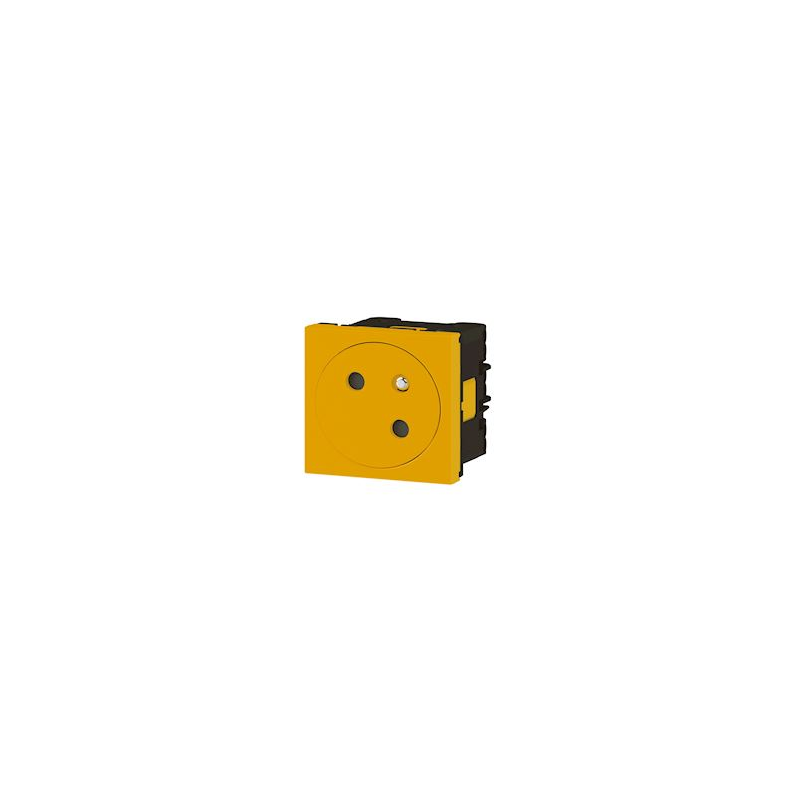 Legrand 077196L Socket outlet 2P+T surface Mosaic LINK side connection