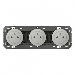 Triple socket outlet 2P+T...