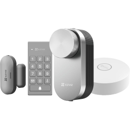 Kit of connected lock...