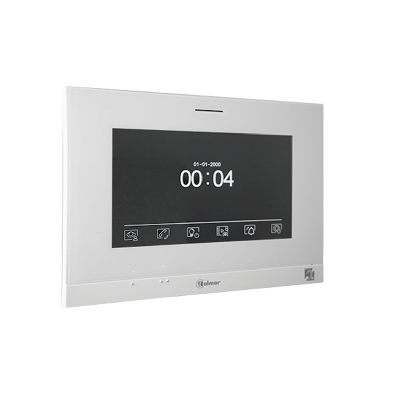 Golmar GART7H Monitor with screen 7' hands-free white (magnetic loop