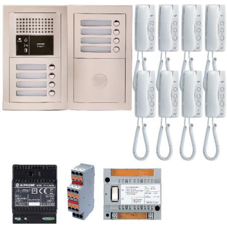 Aiphone GTBA8E Range gt pack audio BUS 8 BP built-in with module for