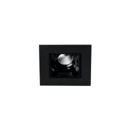 NELIO 1 square Matt black...