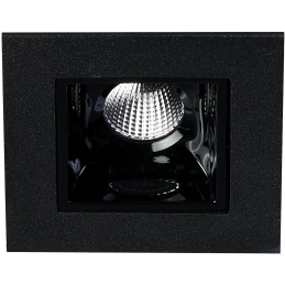 NELIO 1 square Matt black...