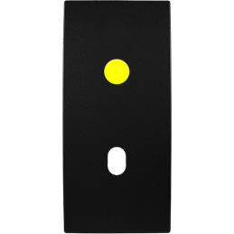 Switch plate Karo black...