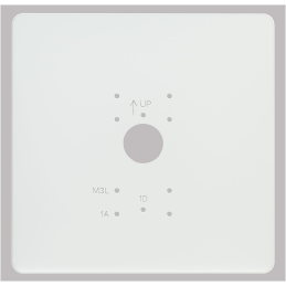 Placa de limpeza em PVC...