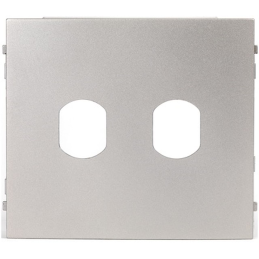 Pre-drilled faceplate at...