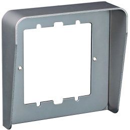 Visor rain screen for plate...