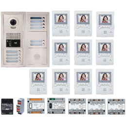 Pack vidéo 10 BP encastré...