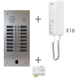 Kit audio 16 buttons 2 rows...