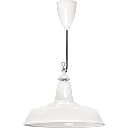 Nostalgie blanc E27 sans lampe