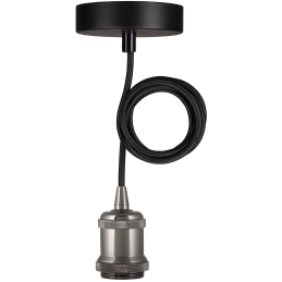 Suspension OSLO E27 black...