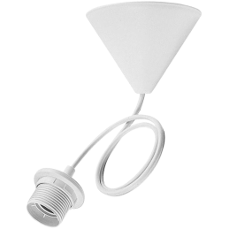 Suspension plastique blanc...