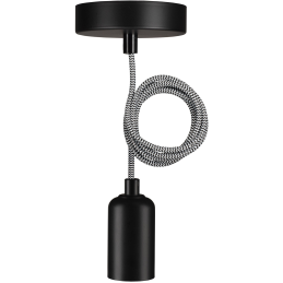 Suspensão Reno E27 preto...