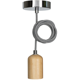 Suspension Lima E27 Bois...