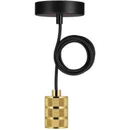 Suspensão Riga E27 dourado...