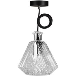 Suspensão Crystal Jim E27...