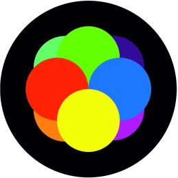 Gobo personalizado 4 cores...