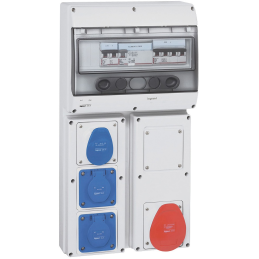 Coffret 4 prises P17 IP44 -...