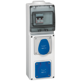 Box 2 plugs P17 IP44 - 1...