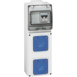 Coffret 2 prises P17 IP44 -...