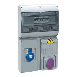 Caixa 2 tampões P17 IP44 -...