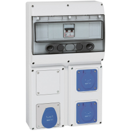 Coffret 3 prises P17 - IP44...