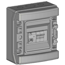 Coffret AC monophasé 5kW 1...