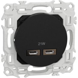 Odace - chargeur double USB...